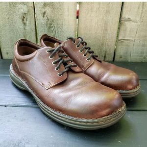 Men’s Born Leather Brown Lace-up Oxfords Size 12